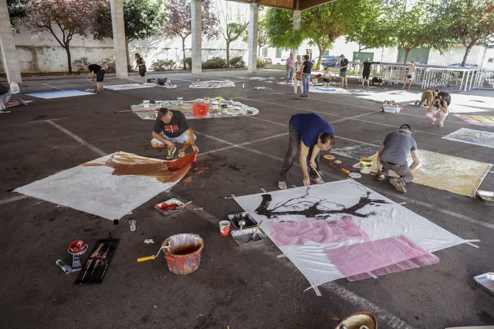 Sa Graduada acoge a un conglomerado  de artistas que pintan su idea de es Vermar