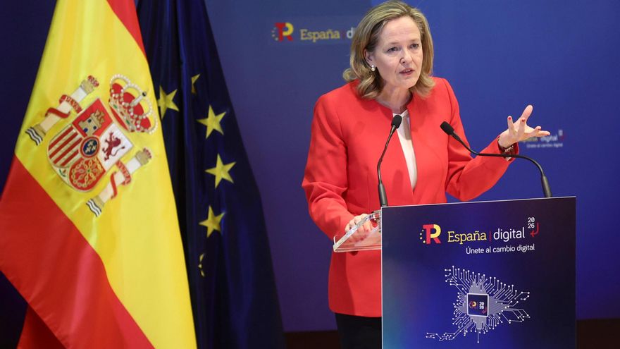 La vicepresidenta primera y ministra de Asuntos Económicos, Nadia Calviño.