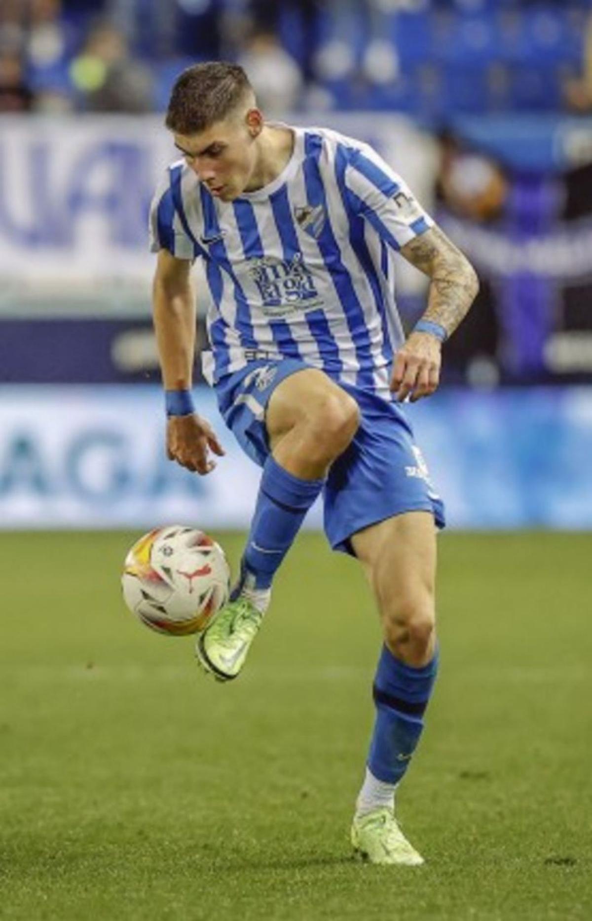 Roberto, delantero del Málaga CF. | MÁLAGA CF