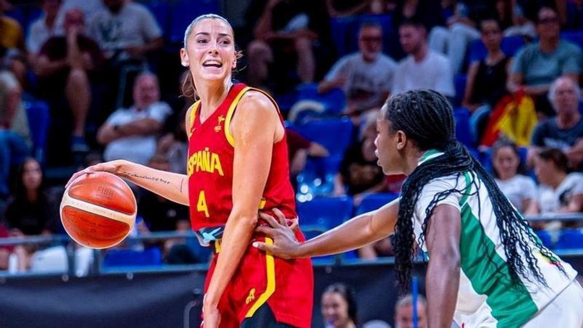 La España de Mariona Ortiz y Nerea Hermosa barre a Nigeria tras el descanso, con la base como más valorada