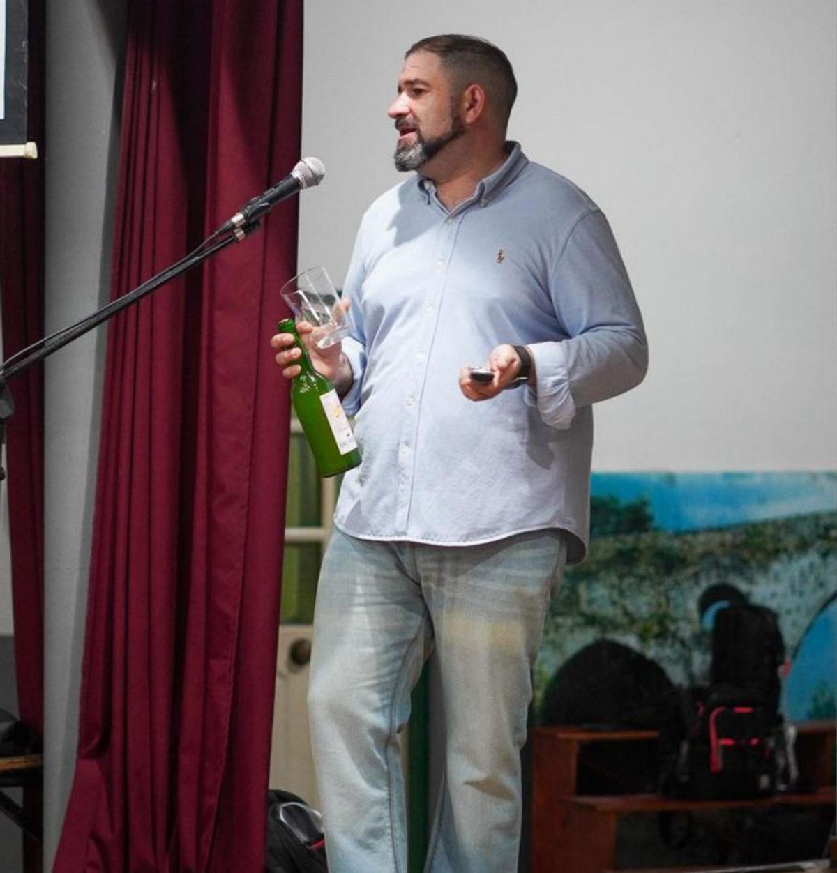 Alejandro Blanco, durante su charla. |