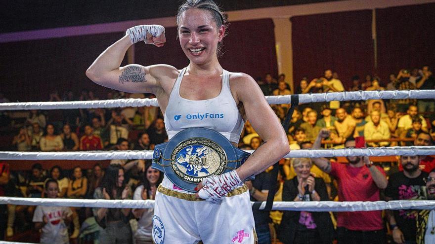 La boxeadora Tania Álvarez se proclama campeona de Europa tras un duro combate: &quot;Es un sueño hecho realidad&quot;