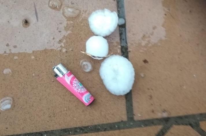 Fuerte granizada en Córdoba