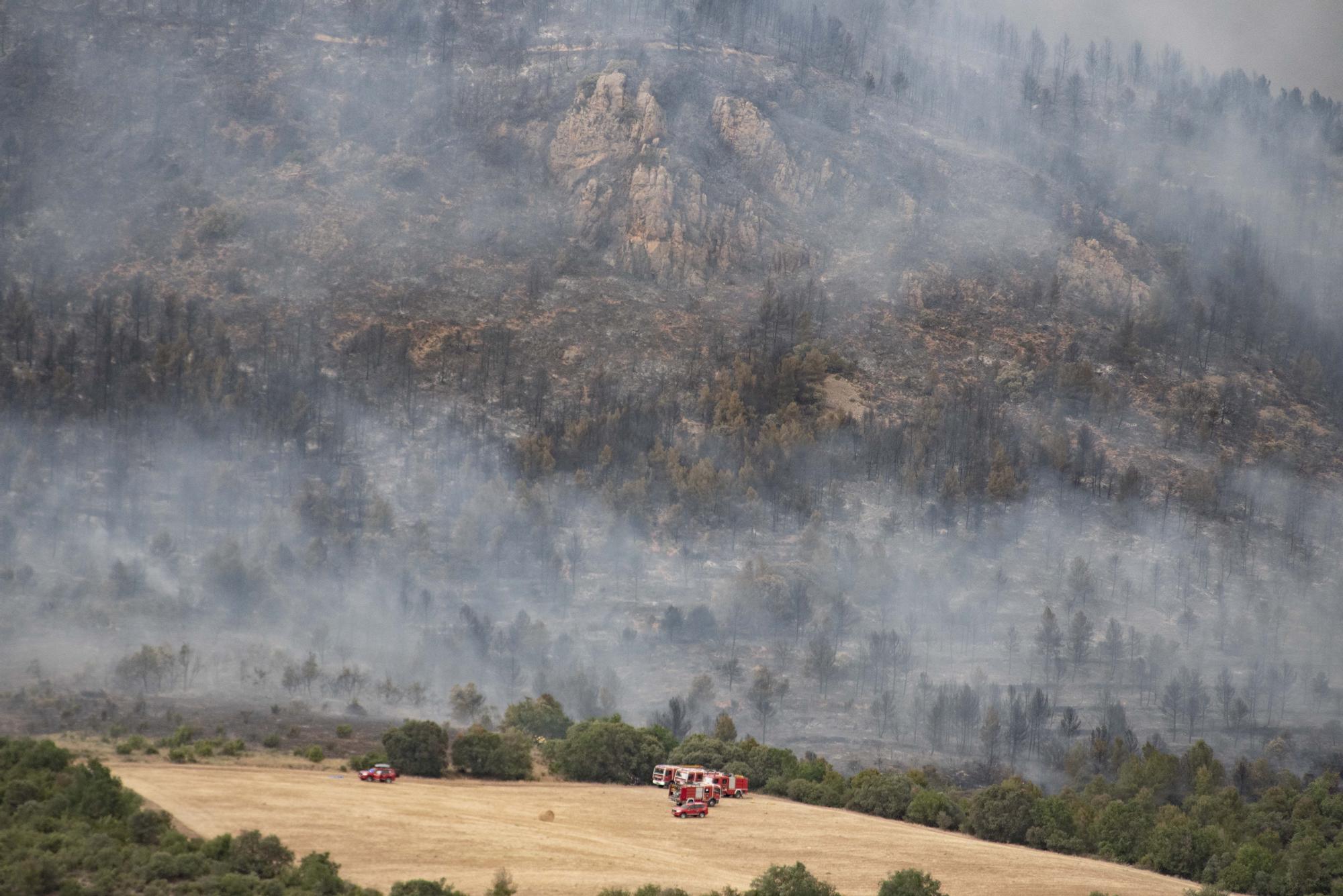 Incendio en Artesa de Segre, en Lleida)