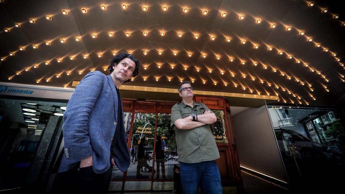 Rodrigo Cortés, junto a Tomás Hijo