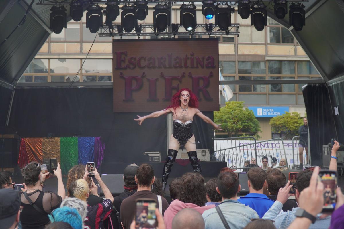 Segunda jornada del Atlantic Pride en la plaza de Pontevedra Segunda jornada del Atlantic Pride en la plaza de Pontevedra