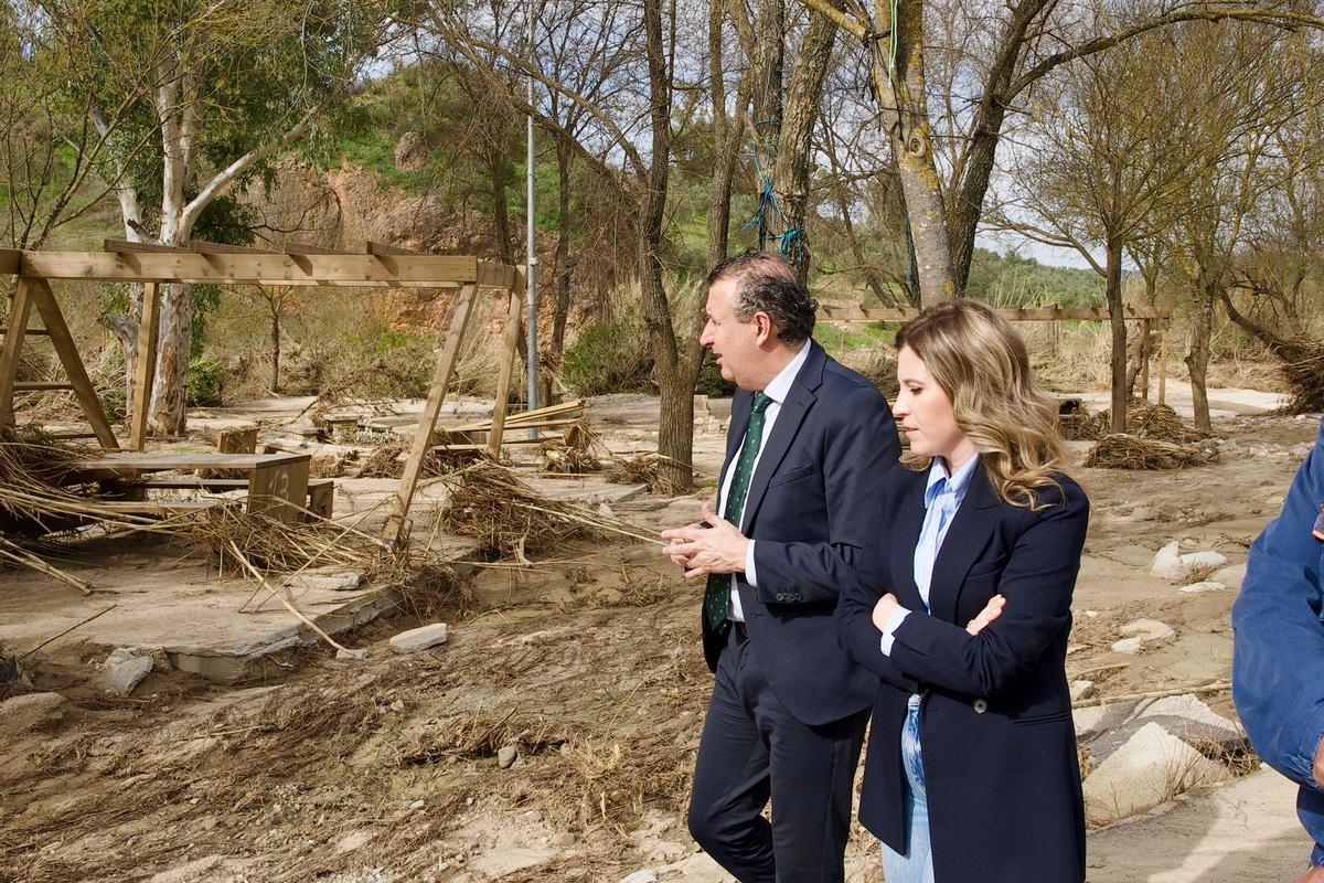 visita javier fernández zonas afectadas borrascas