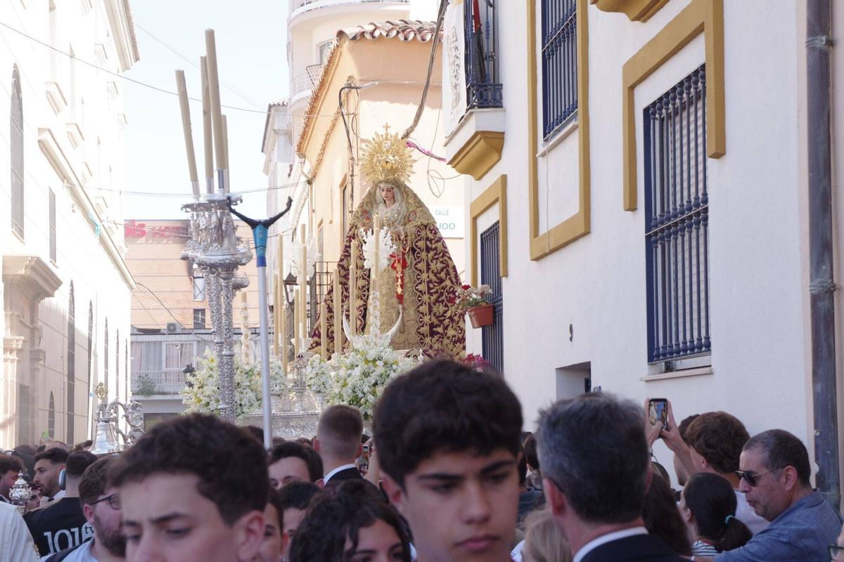 Procesión de la Virgen de la Trinidad Coronada, en imágenes