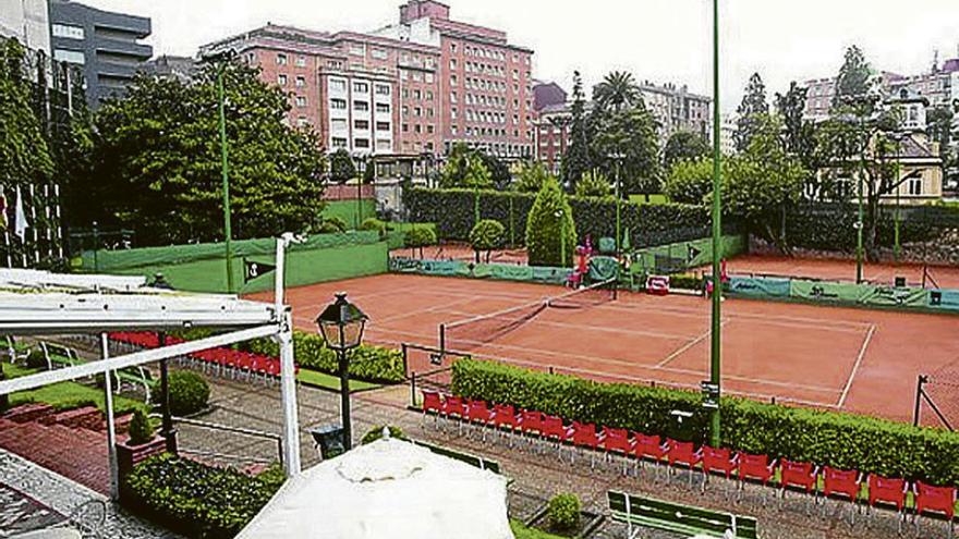 Instalaciones del Real Club de Tenis de Oviedo.