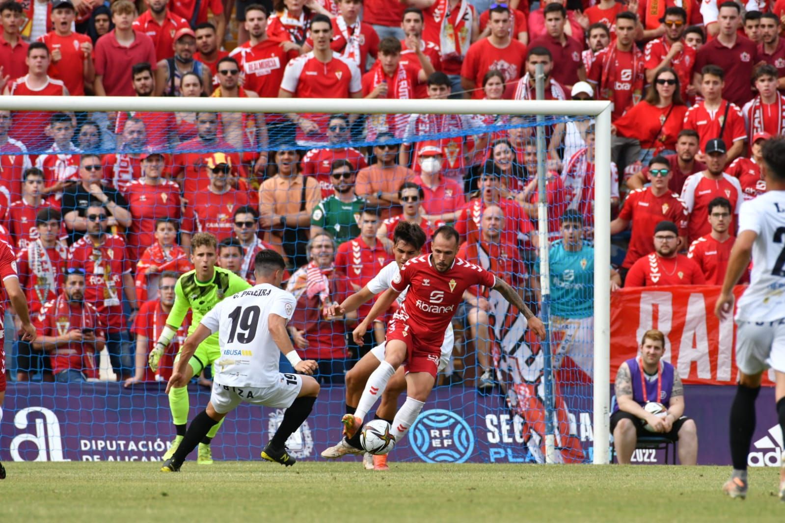 Las imágenes de la final del 'play off' de ascenso a Primera RFEF entre la Peña Deportiva y el Real Murcia