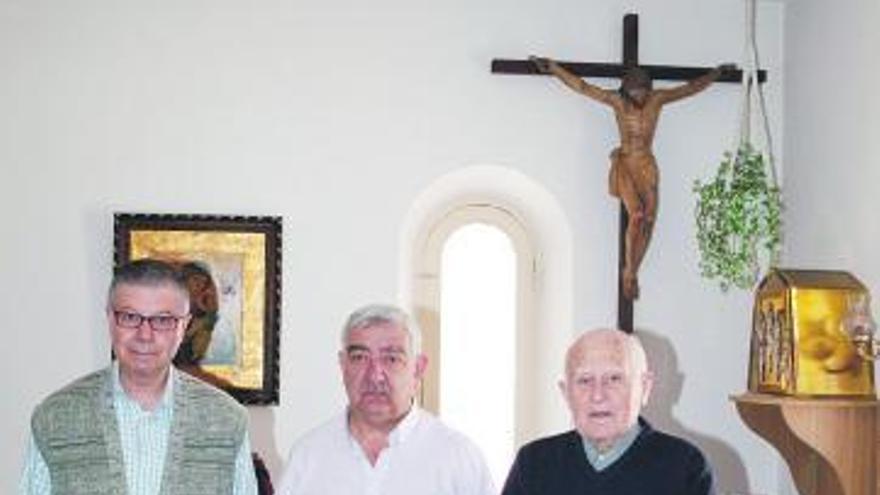 Por la izquierda, Antonio Jiménez, Damián Cubillo y Francisco Revilla.