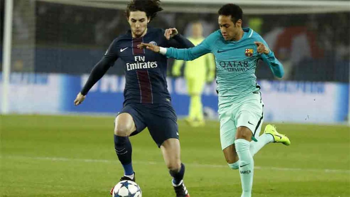 Neymar, en el partido ante el PSG