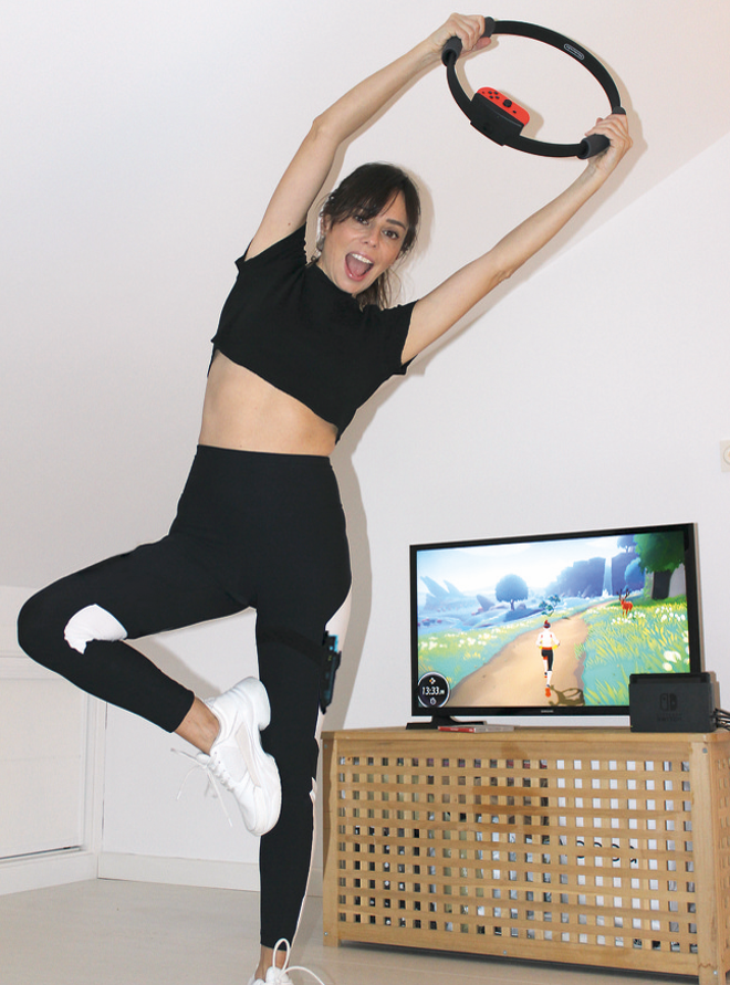 Yoga con Ring Fit Adventure de Nintendo
