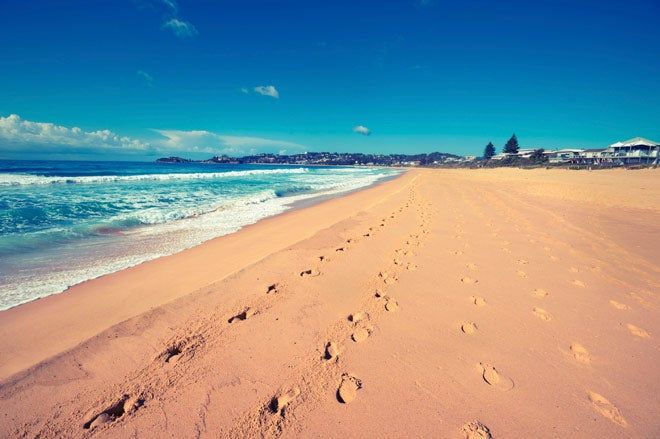 Playa en Terrigal, en Nueva Gales del Sur