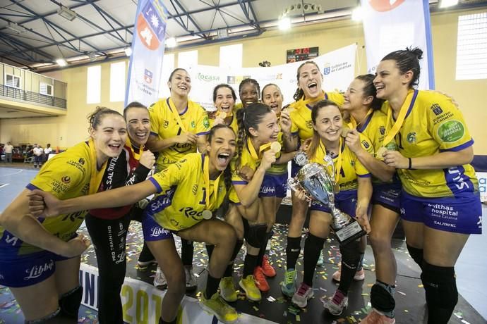 12.05.19. Telde, Gran Canaria. Balonmano femenino temporada 2018-19. Rocasa Gran Canaria-Pogon Szczcin. Final EHF Challenge Cup. Pabellón Rita Hernández . Foto Quique Curbelo  | 12/05/2019 | Fotógrafo: Quique Curbelo