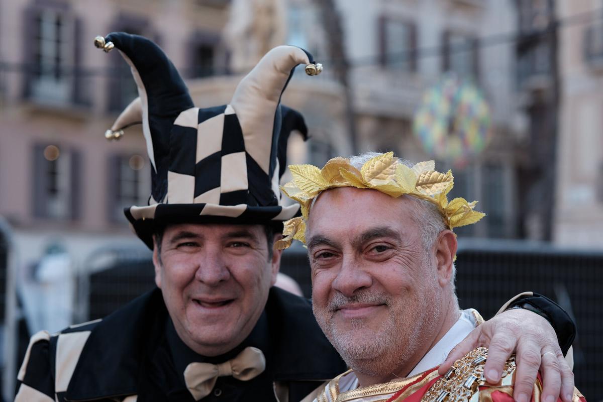 Rafael Estades Angel “El Morta” y Miguel Angel Vegas conocido popularmente como “El Chorly” son los encargados de hacer el pregón del carnaval de Málaga 2026