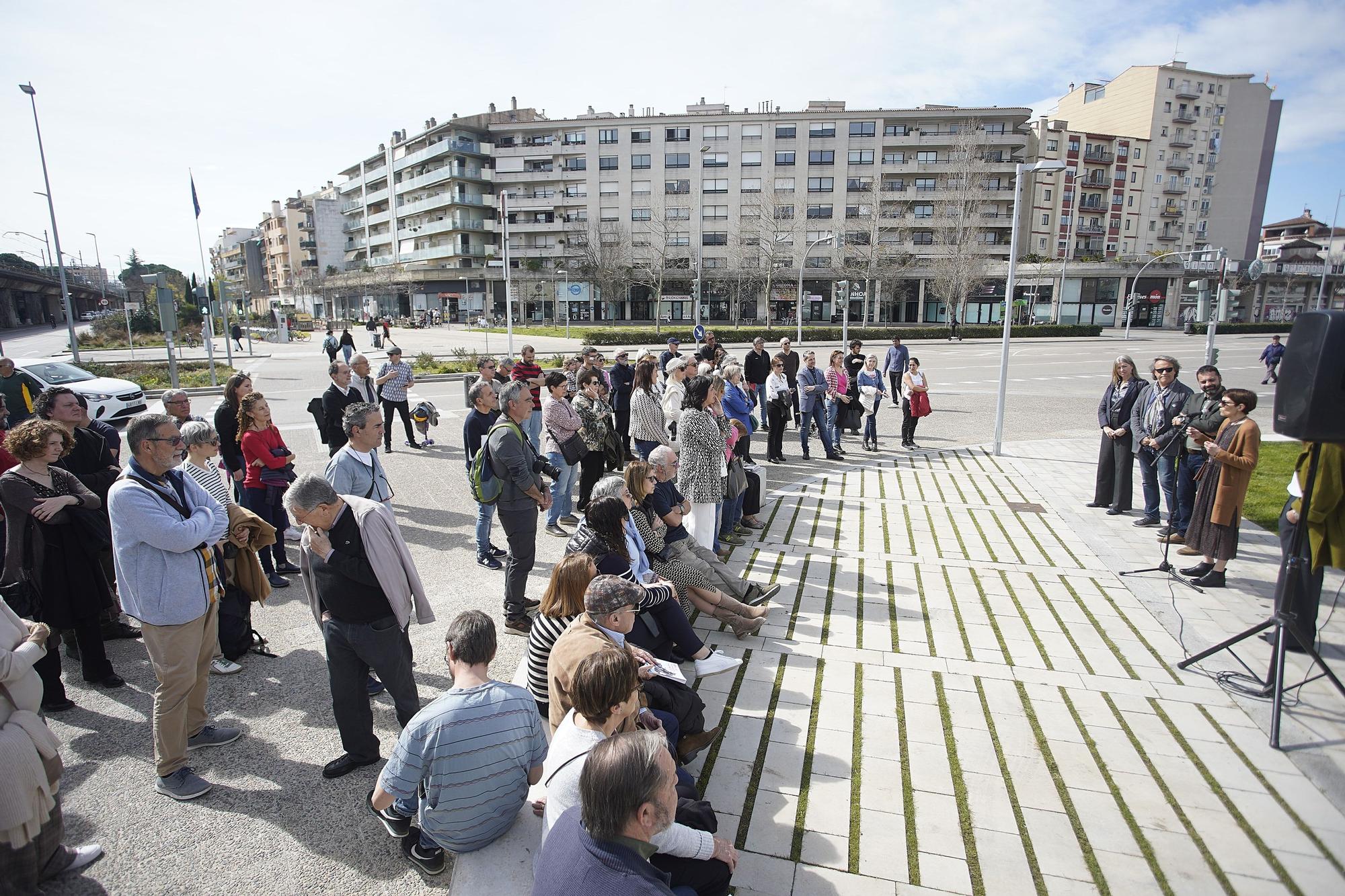 Inauguració de l'escultura "Univers" de Francesc Torres Monsó al parc Central