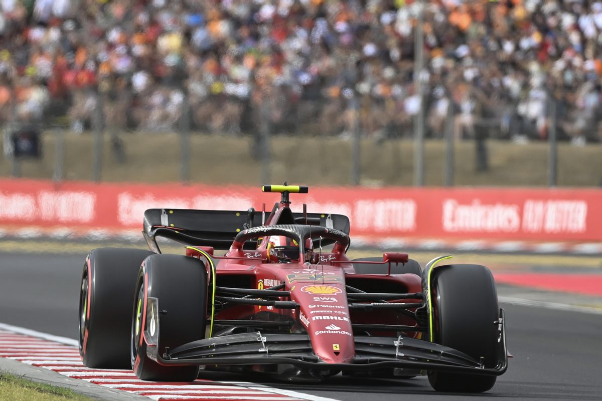 Carlos Sainz, en el circuito de Hungaroring.