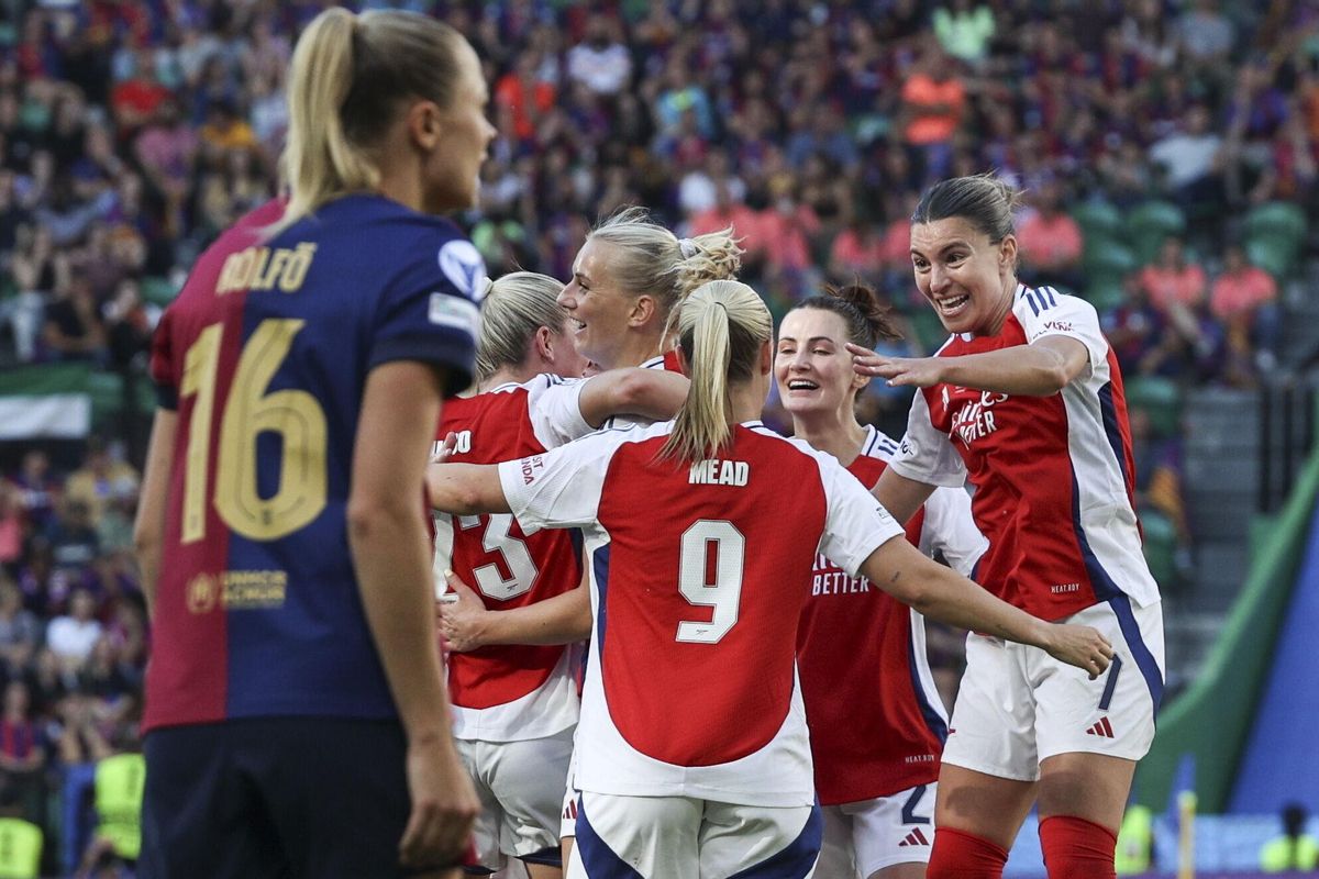 Les imatges de lArsenal - Barça de la final de la Champions femenina