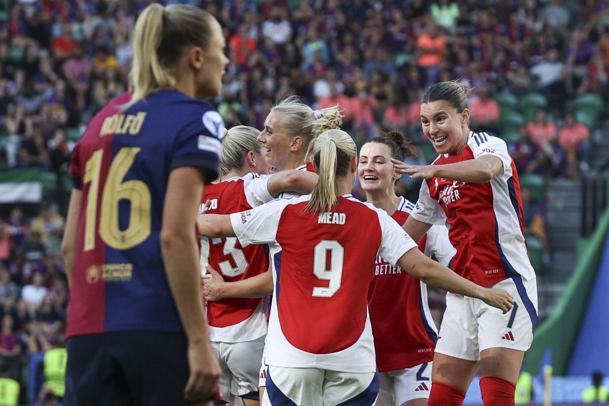 Les imatges de l'Arsenal - Barça de la final de la Champions femenina