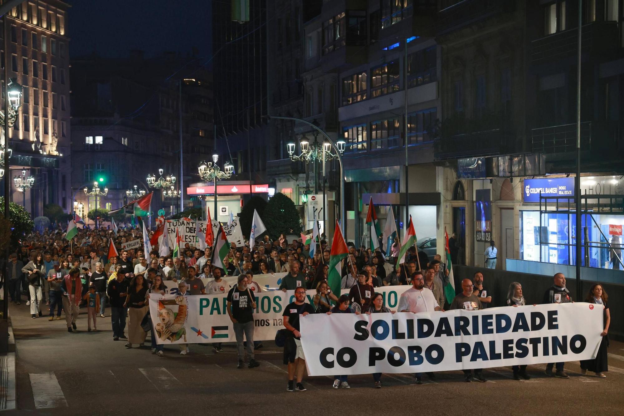 Vigo continúa en pie contra el genocidio de Israel sobre Palestina