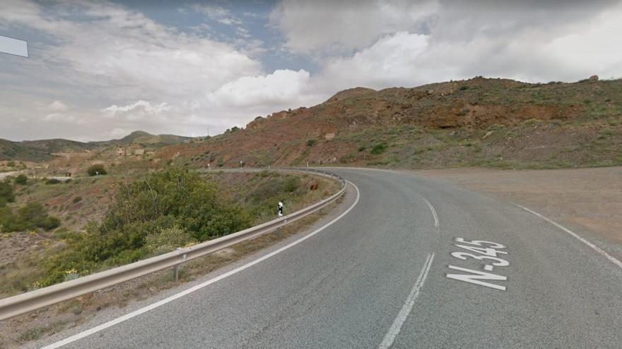 La carretera entre La Unión y Portman, la tercera más mortal de España