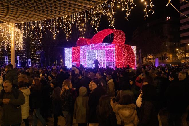 GALERÍA | Las imágenes del encendido de luces navideñas en Zamora capital