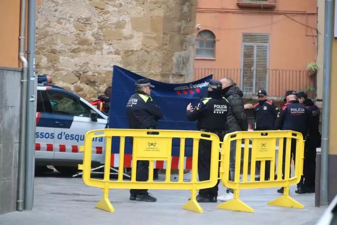 VIDEO | Troben un nadó mort dins d'una paperera al centre de la Bisbal d'Empordà