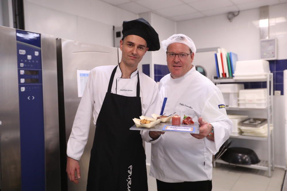 Pablo González-Conejero pone las tapas en el hospital Los Arcos