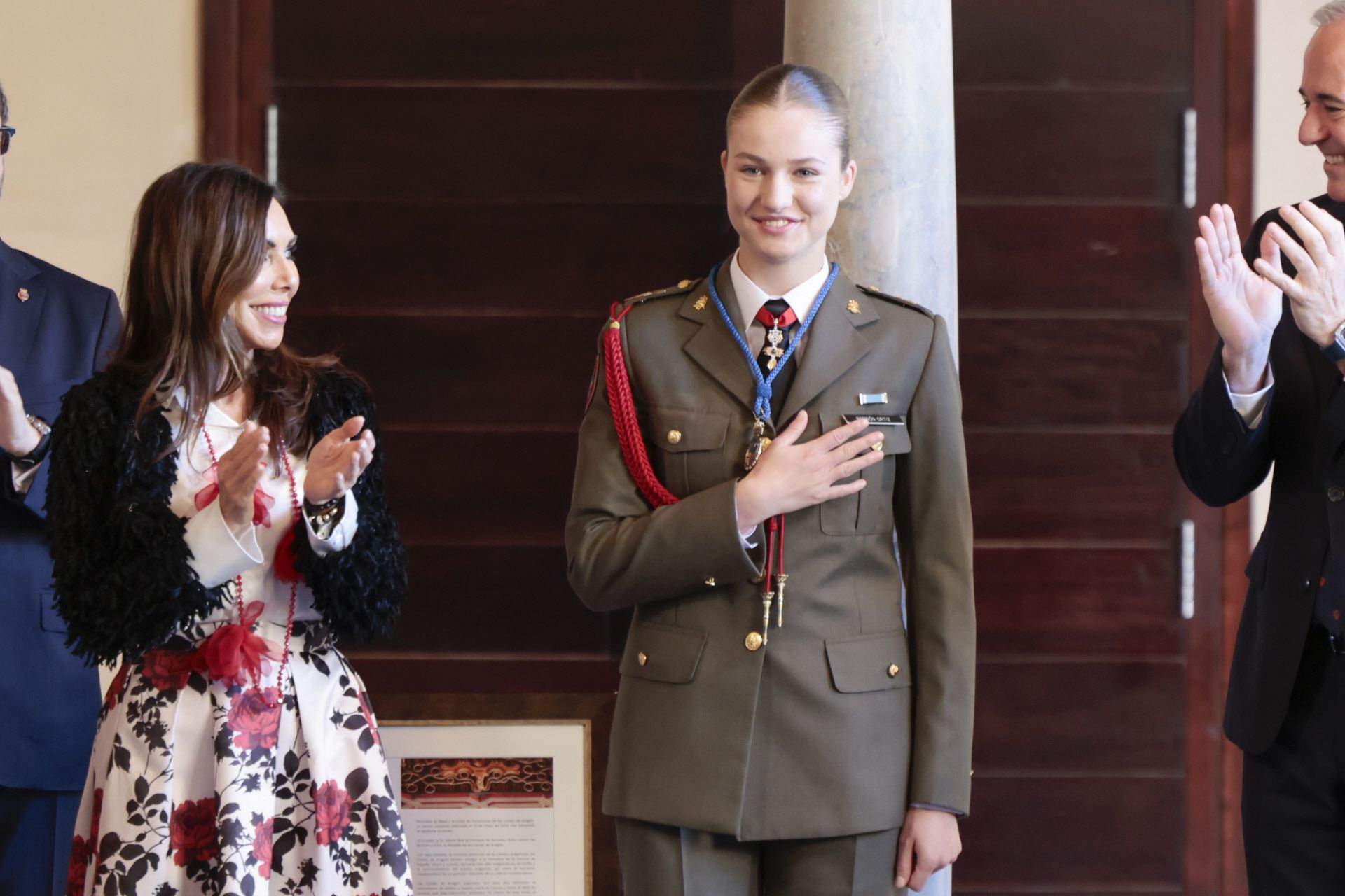 La princesa Leonor recibe la Medalla de las Cortes Aragonesas