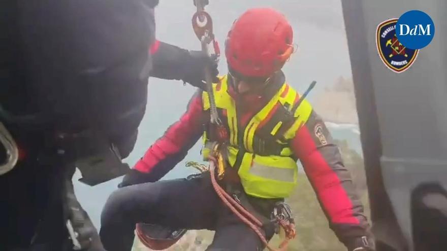 Los Bombers de Mallorca rescatan a dos excursionistas en Alcúdia y Banyalbufar