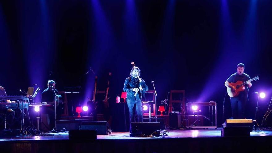 José Manuel Tejedor, durante el concierto de ayer en la Casa de Cultura.