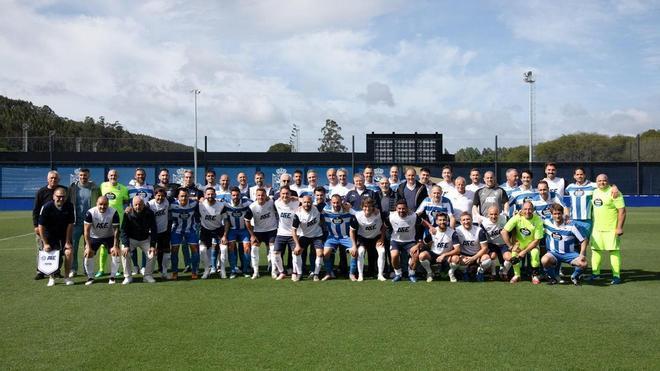 Los veteranos del Deportivo juegan ante la AFE en una jornada de solidaridad