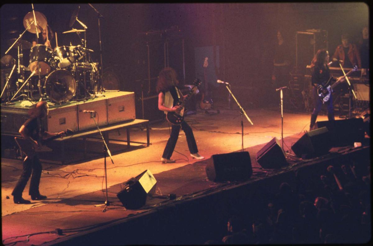 Un concierto en los 80, la edad dorada de la banda.