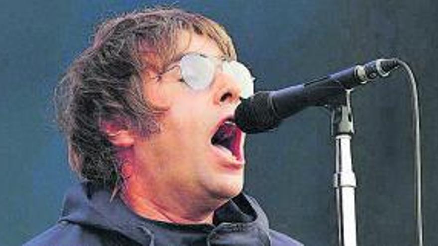 Liam Gallagher, este venres, no Son do Camiño. |  // A. BALLESTEROS/EFE