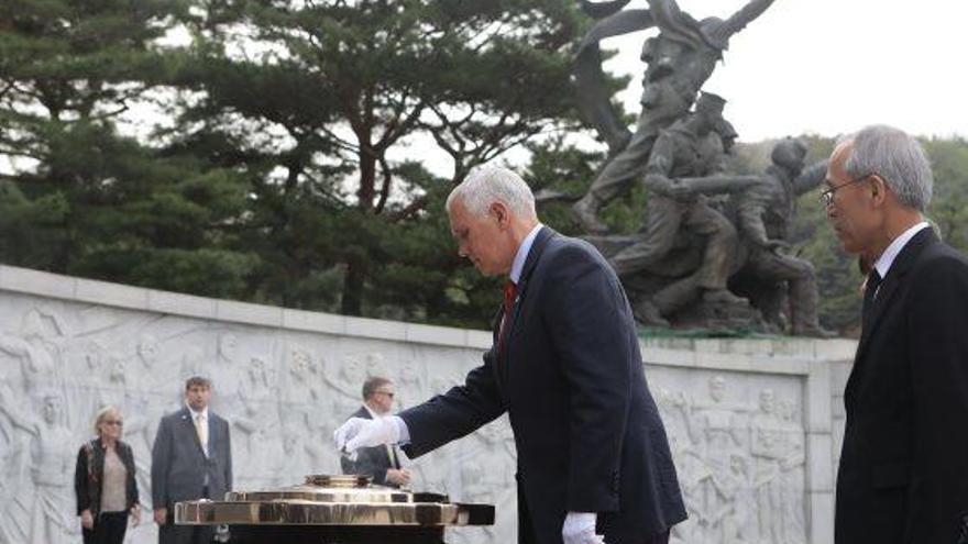 Corea del Sud El vicepresident dels EUA arriba a Seül en un moment tens