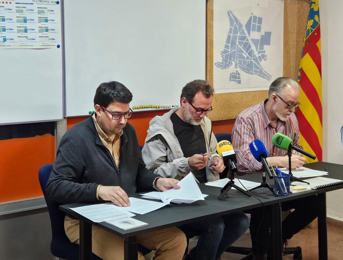 El regidor de Seguretat i els alcaldes de Gata i Pedreguer
