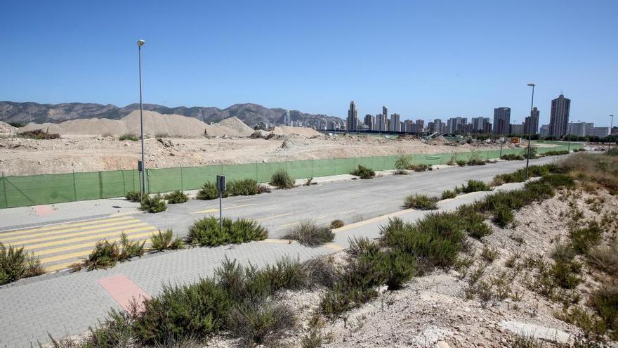 Los terrenos del polígono industrial de Benidorm