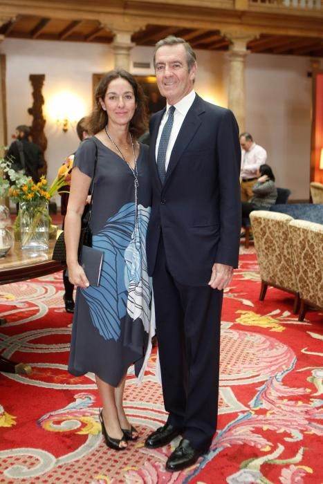 Ambiente en el hotel de la Reconquista la mañana del día de entrega del los premios Princesa de Asturias