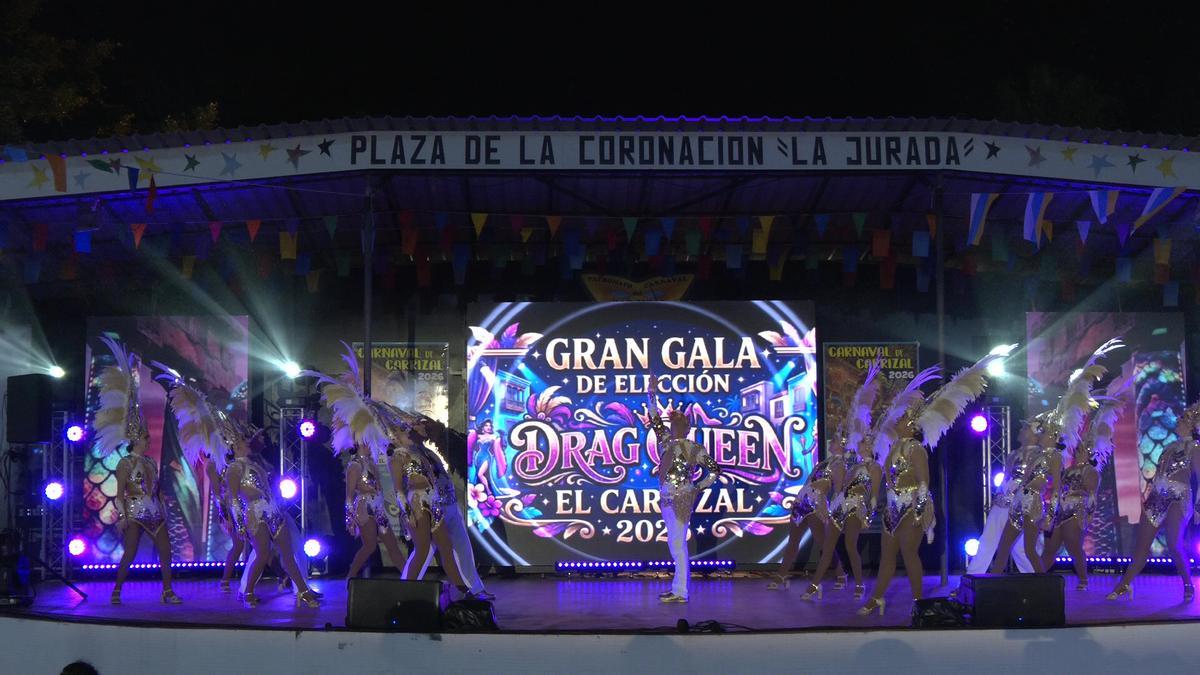 Un momento de la gala Drag Queen del Carnaval de Carrizal, el último de este año en Gran Canaria.