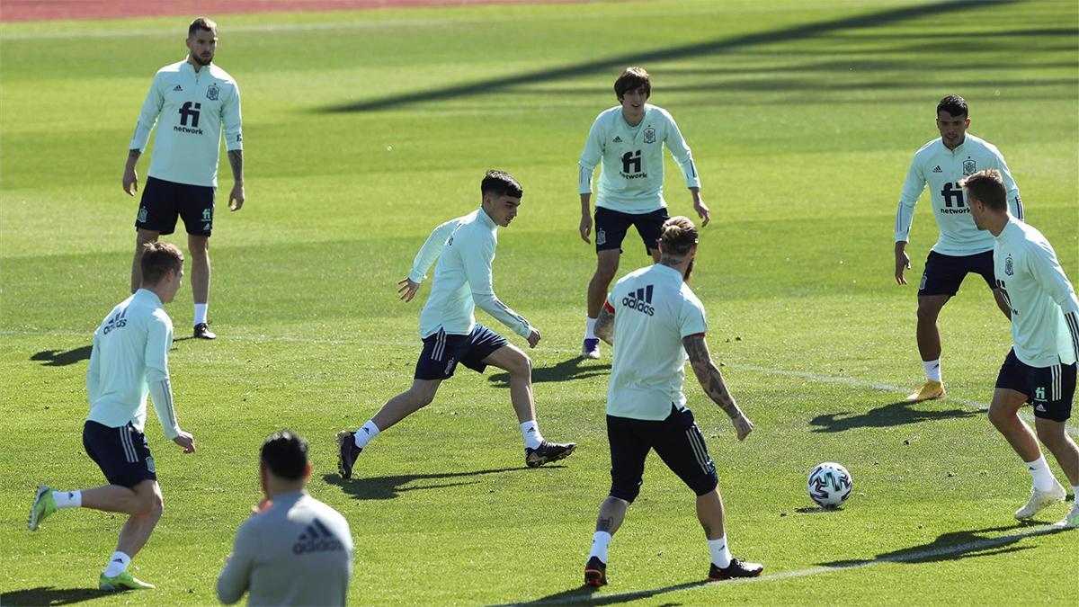 La selección ultima la preparación del encuentro ante Grecia