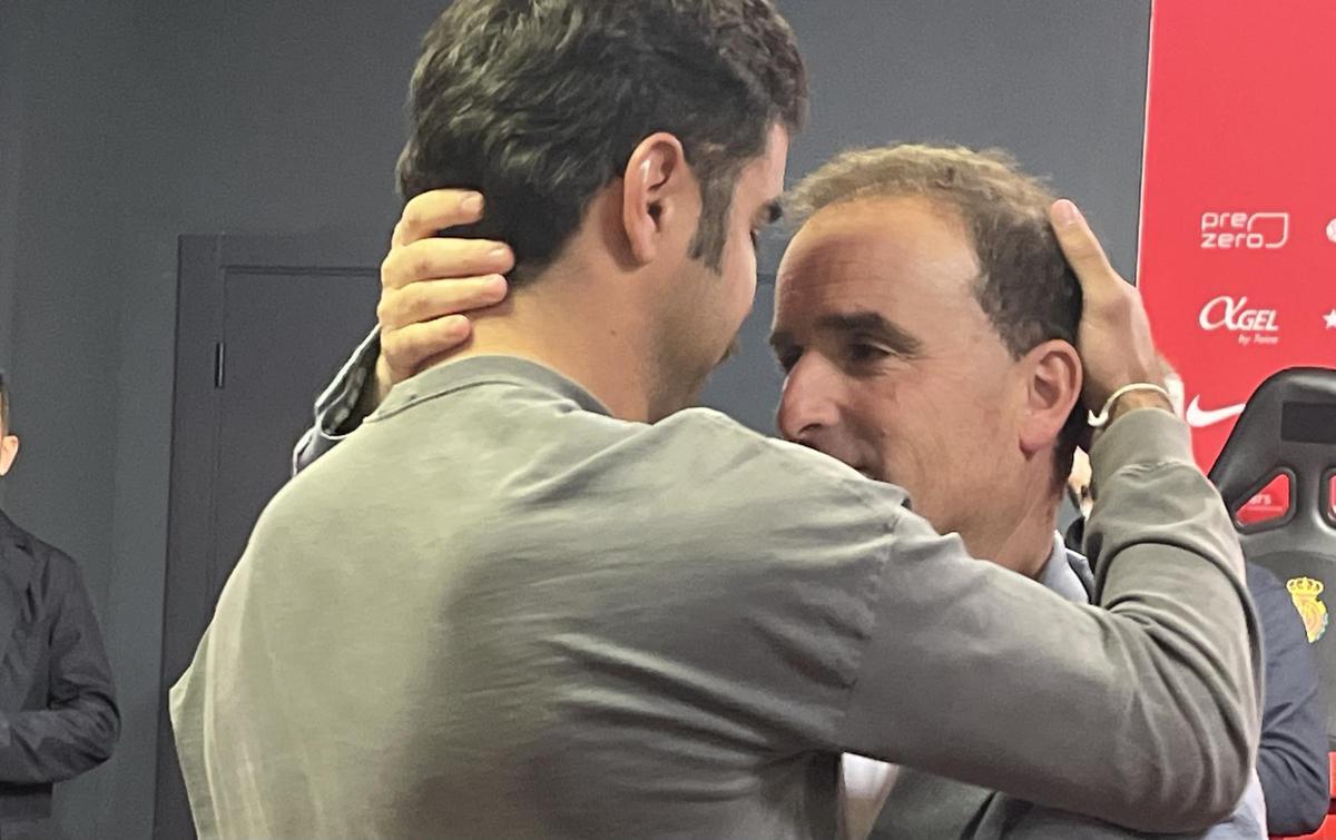 Abdón Prats, el símbolo del Real Mallorca, se despide, hoy, emocionado de Jagoba Arrasate.