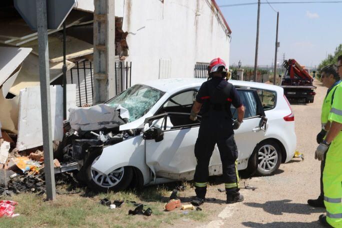 Dos fallecidos en un accidente en Coreses (Zamora)
