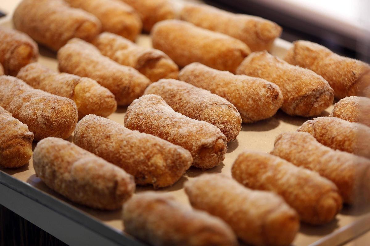 Els xuixos elaborats a la Pastisseria Tornés.