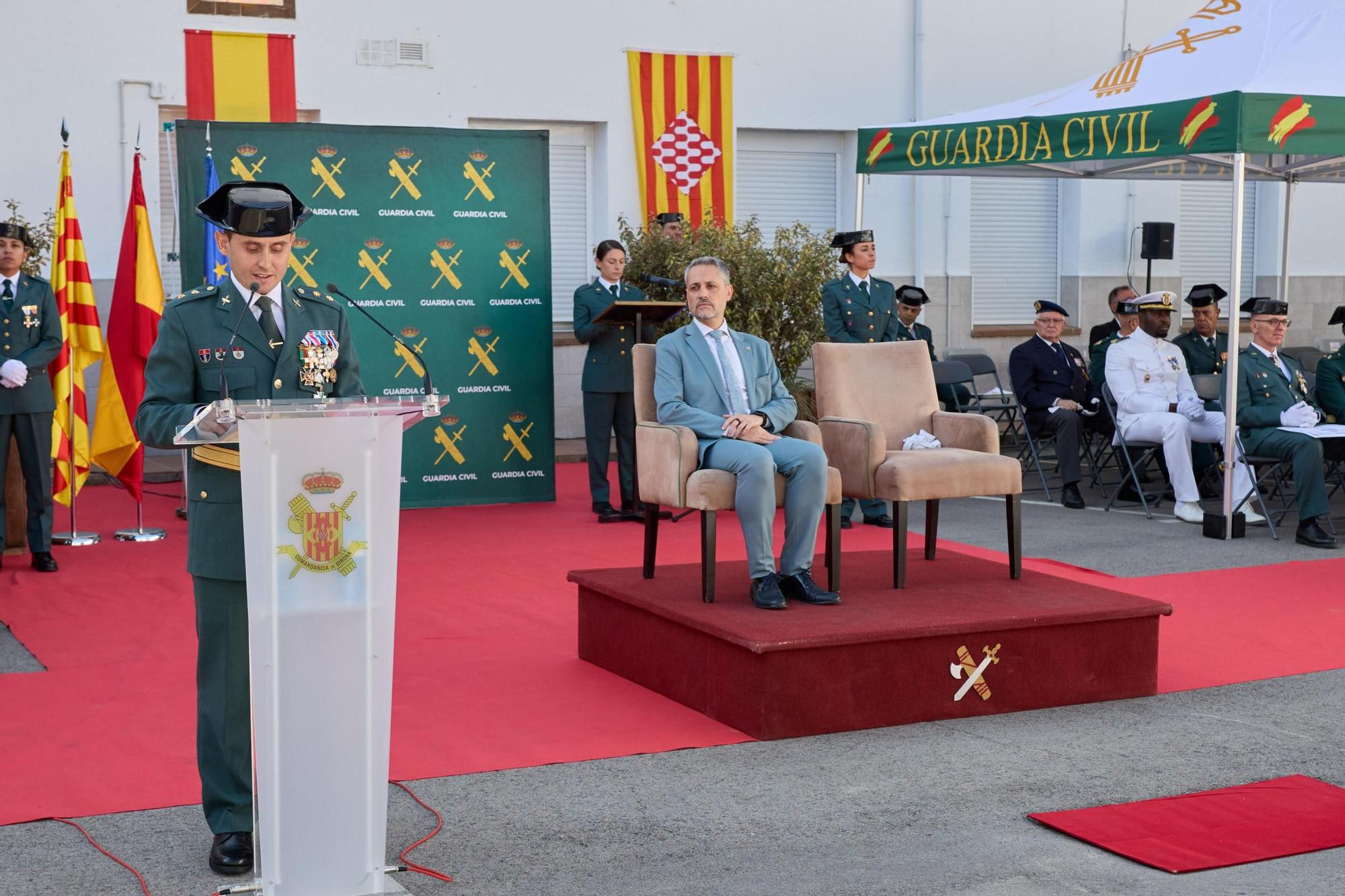 Imatges de la Guàrdia Civil celebrant la seva patrona a Girona