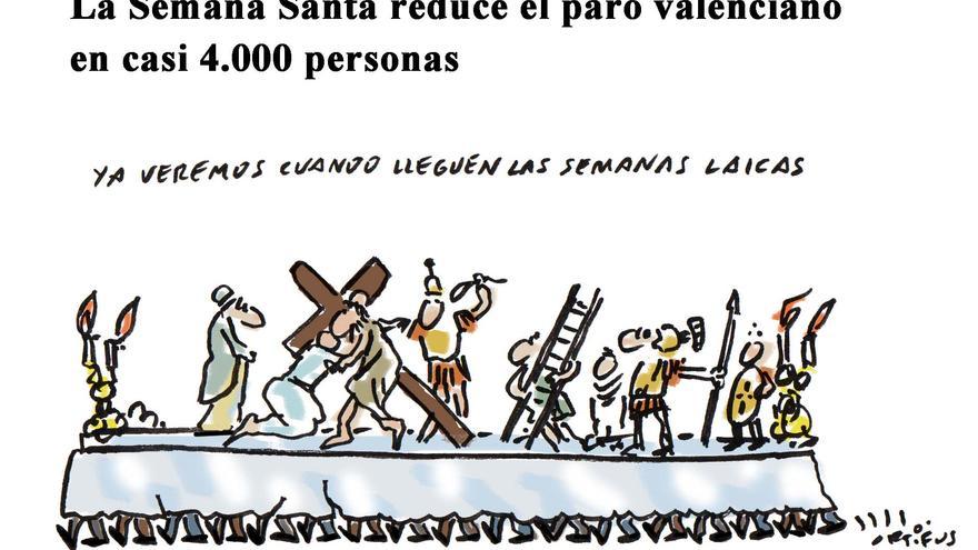 La Semana Santa reduce el paro valenciano en casi 4.000 personas