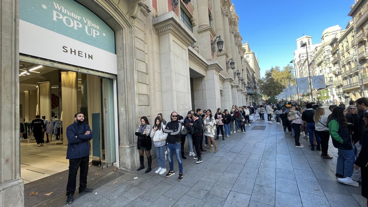 Shein abre pop-up store en Barcelona
