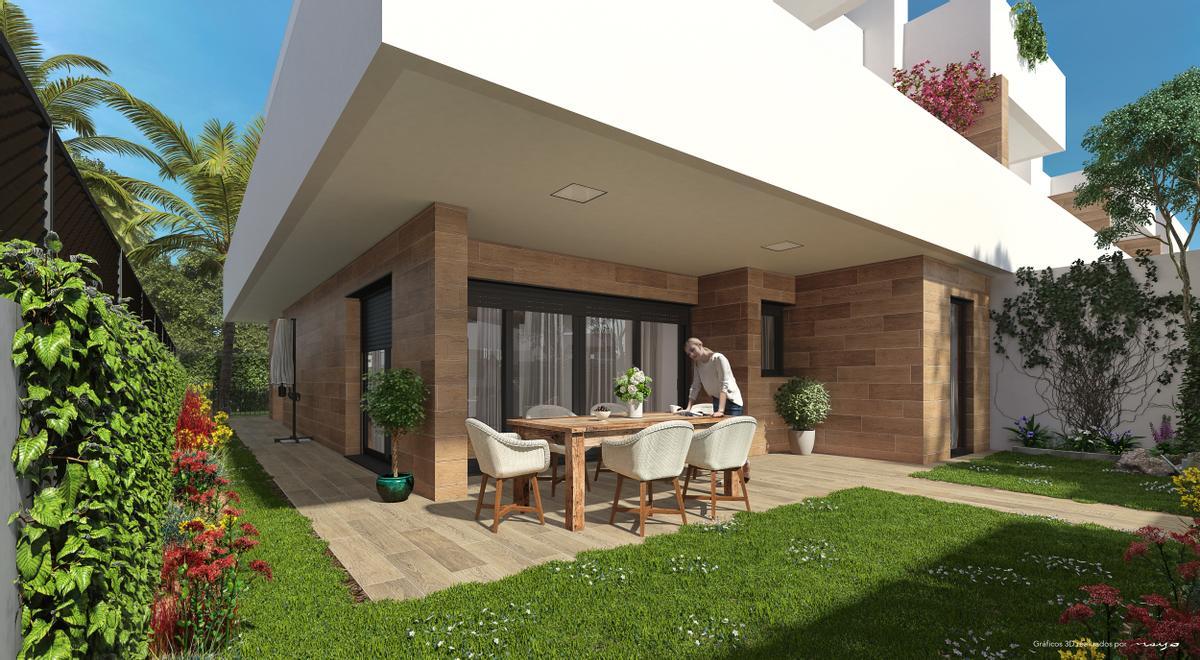 Las 36 viviendas unifamiliares de Amura Village se han concebido con un diseño moderno.