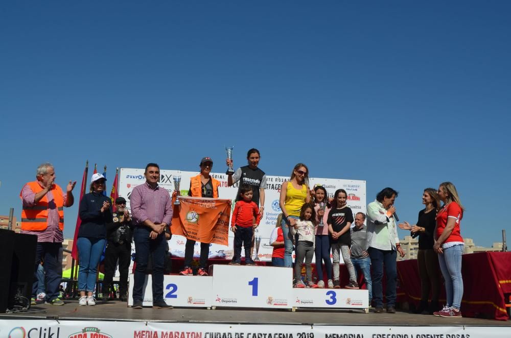 Ganadores de la Media Maratón de Cartagena