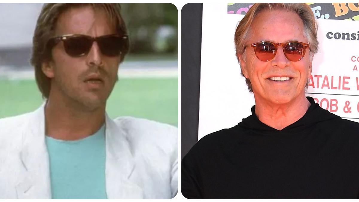 Don Johnson, en la época en la que interpretaba a Sonny Crockett (izquierda) y en una imagen de 2019.